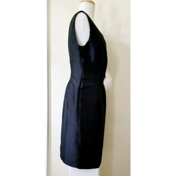 Jade By Jasmine Women’s Stunning Taffeta Bateau Neckline Sheath Dress Size 8 - Picture 6 of 14